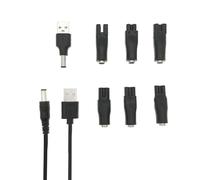 JZK Reemplazo Cable Cargador afeitadora USB 5 V, Adaptadores Carga maquinilla Afeitar para Varios peluqueros eléctricos, purificadores e Instrumentos Belleza Puntas Conector Cable Carga