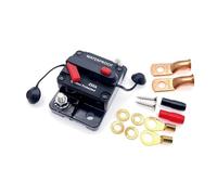 JZK Reiniciable automático disyuntor coche 250A 12V 24V, Interruptor de circuito audio para coche, reinicio manual, Disyuntor estéreo coche para camión, yate, vehículo recreativo, caravana, barco