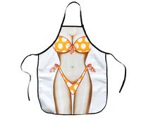 JZK Sexy chica bikini delantal divertido novedoso para mujeres adultas para fiestas barbacoa, Navidad regalo broma para cumpleaños mujer, decoración accesorio juego para despedidas soltera