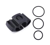 JZK Soporte Silicona para Manillar Bicicleta para Relojes Inteligentes - Compatible para Garmin, para Apple Watch Ultra, para Polar, para Suunto - Soporte Amortiguador para manillares 22,2 mm a 35 mm
