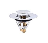 JZK Tapón de latón para fregadero de baño de repuesto para agujero de drenaje de 34 a 38 mm, tapón universal de metal para fregadero, cesta de tapón de desagüe de fregadero, tapa de filtro de