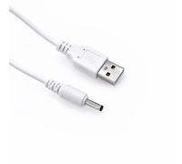 JZK USB Cable carga recambio para Bitvae cepillo dientes eléctrico, cable cargador para Foreo ISSA, USB a DC cable alimentación para 7am2m, para Seago/Fairywill/Dnsly/Vekkia, blanco