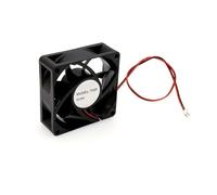 JZK Ventilador de refrigeración pequeño, 70 x 70 x 25 mm, CC 24 V, 70 mm con 2 cables de pin, 4000 rpm, 0,1 A, 7025, ventilador de CC sin escobillas, ventilador de impresora 3D, ventilador de carcasa