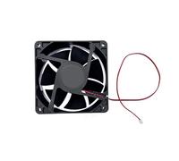 JZK Ventilador de refrigeración sin escobillas, 120 x 120 x 38 mm, DC 12 V, con enchufe de 2 pines, 0,3 A, 3000 rpm, 12038 ventilador DC con rodamiento de bolas de 120 mm, para máquina de hielo