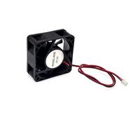 JZK, Ventilador mini silencioso de 60 x 60 x 25 mm, CC 5 V, 60 mm con 2 conductores de pines, 2800 rpm, 0,11 A, rodamientos de bolas 6025, pequeño ventilador DC sin escobillas de 6 cm para