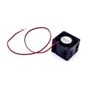 JZK Ventilador refrigeración mini 40x40x28 mm DC 24V 40 mm con 2 pines, 14300 rpm 0,18 A, 4028 pequeño ventilador DC sin escobillas 4 cm para refrigeración o ventilación, ventilador impresora 3D