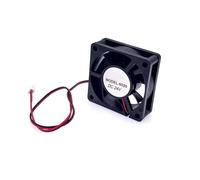 JZK Ventilador refrigeración mini 60x60x20mm DC 24V 60 mm 2 pines, 5000 rpm 0.06 A, ventilador CC sin escobillas pequeño cojinete 6020 6 cm para refrigeración ventilación, ventilador impresora 3D