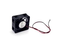 JZK Ventilador refrigeración mini 60x60x25mm DC 12V 60 mm cables 2 pines, 5200 rpm, 0.18 A, ventilador CC sin escobillas cojinetes 6025 6 cm para refrigeración o ventilación, ventilador impresora 3D