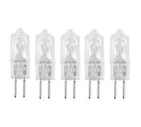 JZLBBC 5 Piezas Bombillas Halógenas G5.3 20W 220V Bombilla Halógena G5.3 Cápsula Transparente Lámparas Para Cocina Campanas Cocinas Salones Dormitorios,50W