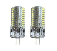 JZLBBC Bombillas LED G4 5W CA/CC 12V-24 V G4 Luces de base de dos pines Luz diurna blanca 50W T3 Bombilla halógena de repuesto regulable 2 piezas blanco