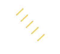 JZLBBC Dc3v Edison Bombilla rígida de cerámica led piezas de la lámpara de filamento duro Filamento led para la reparación de accesorios retro de diy (68MM/2700K-5PCS)