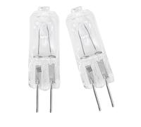 JZLBBC G4 Lámpara halógena 220V 50W Cápsula Bombilla de luz clara G4 220V 10W 20W 35W Bombilla halógena de vidrio regulable blanco cálido 5PC 20W
