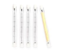 JZLBBC R7S 118MM 300W Bombilla halógena tubo vidrio 220-240V bombilla R7S 78MM 75W R7S Lámpara halógena 189MM 500W R7S Lampara Halogena 254MM 1000W regulable 5PC 118mm-300W