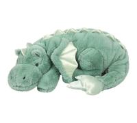 JZLEJC 35 Dragón Animal de Peluche Lindo Dinosaurio Verde con ala pequeña Almohada Suave para niños Adultos