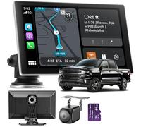 Jzones CarPlay de 9 pulgadas, CarPlay inalámbrico y Android Auto