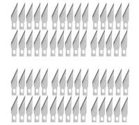 Jzoowar 100 PCS Xacto Blades Cuchillas de Cuchillo Afiladas Premium 11 - Herramienta de Corte Artesanal de Acero con Alto Contenido de Carbono