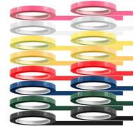Jzoowar 16 Rollos de Cinta para IdentificacióN de Instrumentos, Cinta para Autoclave de Colores de 216 Pies/X 0,4 Pulgadas/, Esterilizable en Autoclave una 270 °F (8 Colores)