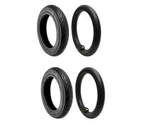 Jzoowar 2 Juegos 12 1/2X2 1/4 NeumáTico de Coche A BateríA 57-203 NeumáTico Interior y Exterior para Silla de Ruedas EléCtrica 62-203 NeumáTico