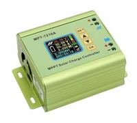 Jzoowar -7210A Controlador de Carga Solar MPPT 24V/36V/48V/60V/72V Regulador Solar Cargador de BateríA Panel MóDulo de Voltaje de Refuerzo