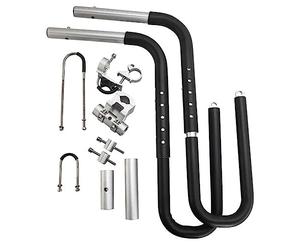 Jzoowar Bike Surf Rack Tabla de Surf Wakeboard Bike Rack Mount To Seatpost Utility Tabla de Surf Bicicleta Soporte Lateral Kit de EquitacióN