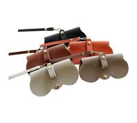 Jzoowar Bolsa para Gafas de Sol de Suave de 5 Piezas, Bolsa para Gafas, Organizador de Transporte, Estuche para Gafas con Correa para la MuñEca, Bolsa para Gafas de Sol