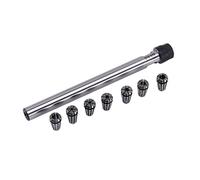 Jzoowar C10 Er8a 100L Collet Chuck Holder 7Pcs Precision Er8 Spring Collet Set