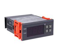 Jzoowar Controlador de Temperatura Digital -99-400 Grados PT100 M8 Sonda Sensor de Termopar Termostato Integrado Interruptor de 220 V