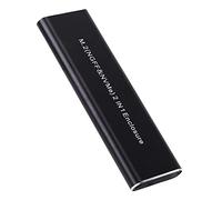 Jzoowar M2 NVMe SATA SSD Case 10Gbps HDD Box M.2 NVME NGFF SSD To USB 3.1 Enclosure Dual Protocol Type-A To Type-C para M.2 SSD