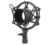 Jzoowar MicróFono de GrabacióN de Estudio una Prueba de Golpes de Metal Clip de Soporte de MicróFono ArañA de Montaje de Choque para Computadora de TransmisióN BM800