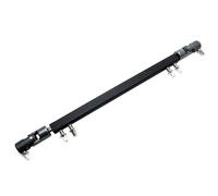 Jzoowar Pedal de Doble, Eje de TransmisióN, Pedal de de Acero, Brazo Conector, Negro
