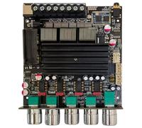 Jzoowar - Tarjeta amplificador de potencia Bluetooth (APTX1 2.1 canales 2X100W + subwoofer 200W QCC3034 TPA3221 módulo amplificador de potencia digital