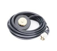 Jzoowar Uhf/Vhf A Nmo Conector Antena Adaptador de Base de Montaje MagnéTico para Accesorios de Radio MóVil de AutomóVil