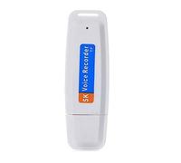 Jzoowar Unidad USB Grabadora de Audio Digital DictáFono BolíGrafo de Voz USB Disco U PortáTil Soporte MáXimo Tarjeta de Memoria de 32 GB ()