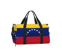 JZQZH Bandolera de mano de gran capacidad con diseño de bandera de Venezuela, ligera, resistente y repelente al agua, para viajes al aire libre