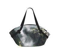 JZQZH Bolsa de camping plegable para picnic al aire libre, uso en la playa, luz cómoda con diseño único y exquisito de mar de nubes y cielo