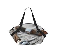 JZQZH Bolsa de camping plegable para picnic al aire libre, uso en la playa, luz cómoda con orígenes únicos y exquisitos de impresión artística