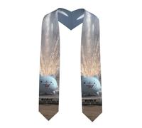 JZQZH Chal de graduación de 72 pulgadas con esquinas afiladas para un uso cómodo y moderno con estampado único de fuente del desierto