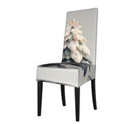 JZQZH Elk by The Tree - Fundas protectoras para sillas, con buena elasticidad, resistentes al agua, resistentes a los arañazos