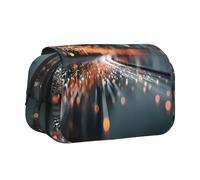 JZQZH Estuche para bolígrafos de doble capa para viajes en el tiempo, exquisito almacenamiento duradero para artículos de papelería y objetos pequeños