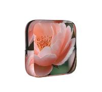 JZQZH Flesh Pink Orchid - Bolsa de almacenamiento compacta para viajes diarios y uso en la oficina, con cremallera para llevar contigo