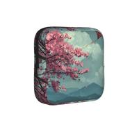 JZQZH Flying Kites In Spring - Bolsa de almacenamiento para compresas sanitarias compacta para viajes diarios y uso en la oficina, con cremallera para llevar contigo