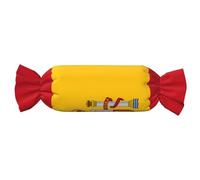 JZQZH La almohada de felpa de caramelo con la bandera española es suave, agradable al tacto, esponjosa, duradera, moderna y creativa decoración del hogar