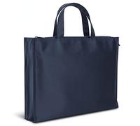 JZRH Bolsa de archivos, bolsa portátil con cremallera, bolsa de almacenamiento para carpetas, bolsa de computadora, adecuada para trabajadores de oficina y estudiantes 63761darkblue