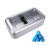 Jzrrsluhk Distribuidor Automático de Cubierta de Suministros 200 Cubierta Desechables, Distribuidor Conveniente Para el Hogar, Oficina, Supermercado, Fábrica Y Hospital, JZRRSLUHK, Plateado.,