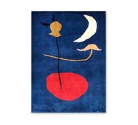 JZSDGB Joan Miro Cuadro en lienzo-Reproducciones de Cuadros famosos-Cuadro Joan Miro Impresión sobre lienzo-Joan Miro Cuadros y láminas modernos(bailarina andaluza) 50x70cm(20x28in)sin marco