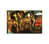 JZSDGB Salvador Dalì Pintura Reproducción de Carteles Cuadro en lienzo-impresión Obras de Arte-Cuadros famosos impreso sobre lienzo(Metamorfosis de Narciso) 70x105cm(28x41in)sin marco