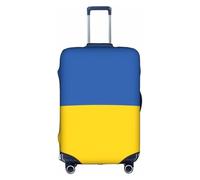 Jzslmj Funda de equipaje pequeña con diseño de bandera de Ucrania, resistente a los arañazos y al polvo, con protector duradero y elegante para exteriores