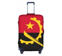 JZSTY Funda de maleta duradera y elegante con la bandera de Angola para viajes y negocios, resistente a los arañazos y al polvo, White, XL