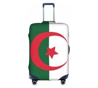 JZSTY Funda de maleta duradera y elegante con la bandera de Argelia para viajes y negocios, resistente a los arañazos y al polvo, White, L