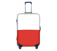 JZSTY Funda de maleta duradera y elegante con la bandera de Chile para viajes y negocios, resistente a los arañazos y al polvo, White, S